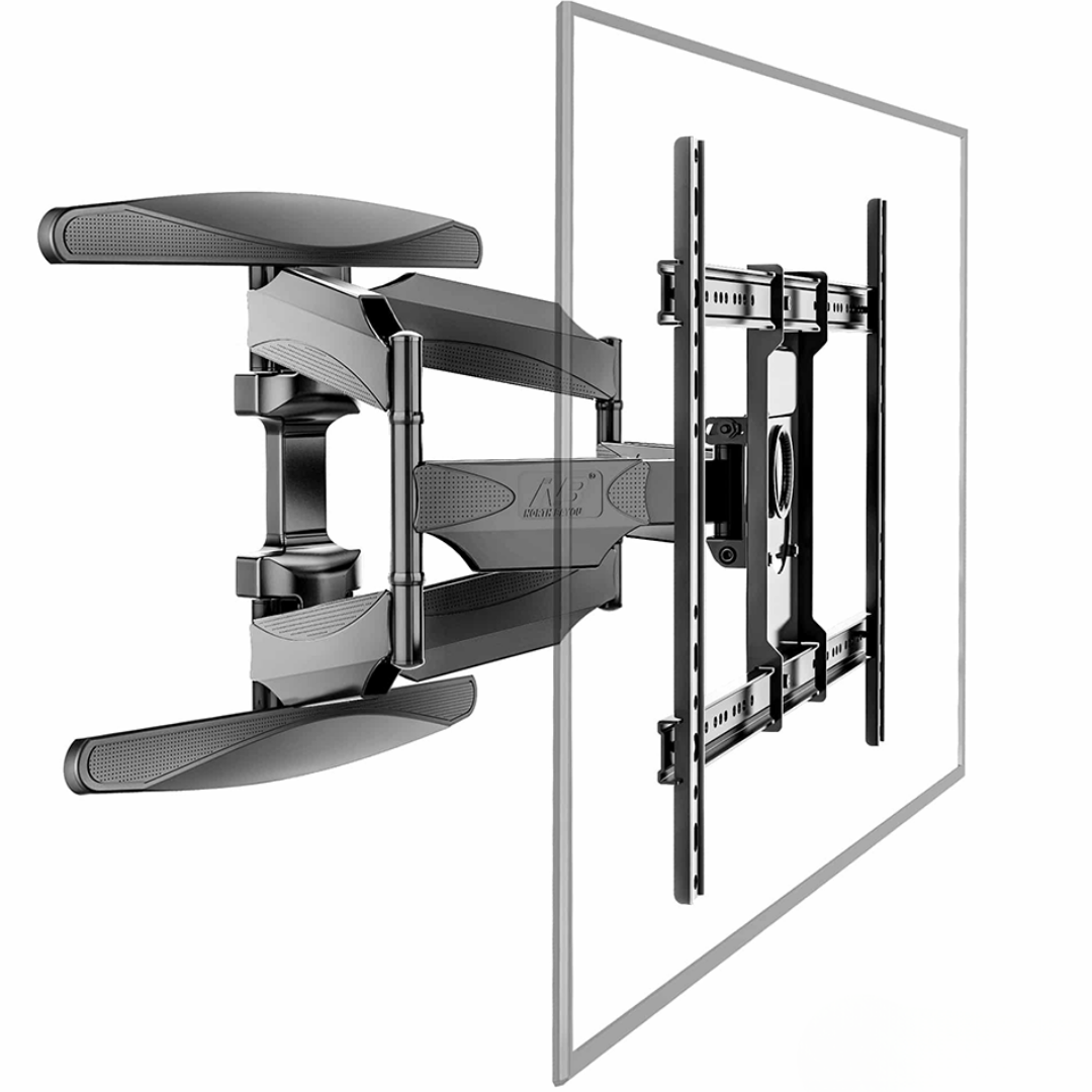NB Heavy Duty Full Motion TV Wall Mount for TVs 55-inch to 85-inch (P65)