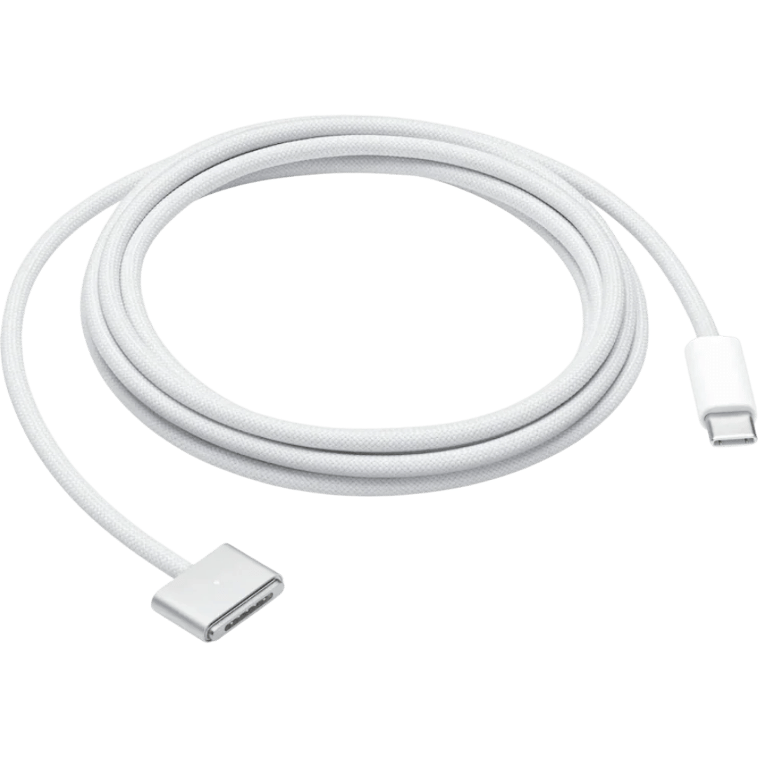 Apple USB - C to MagSafe 3 Cable (2m) Silver – Fast Charging for MacBook Pro 14" & 16" M4/M3/M2/M1 - Best Deal Office, TV, & Apple StoreLas_Vegas