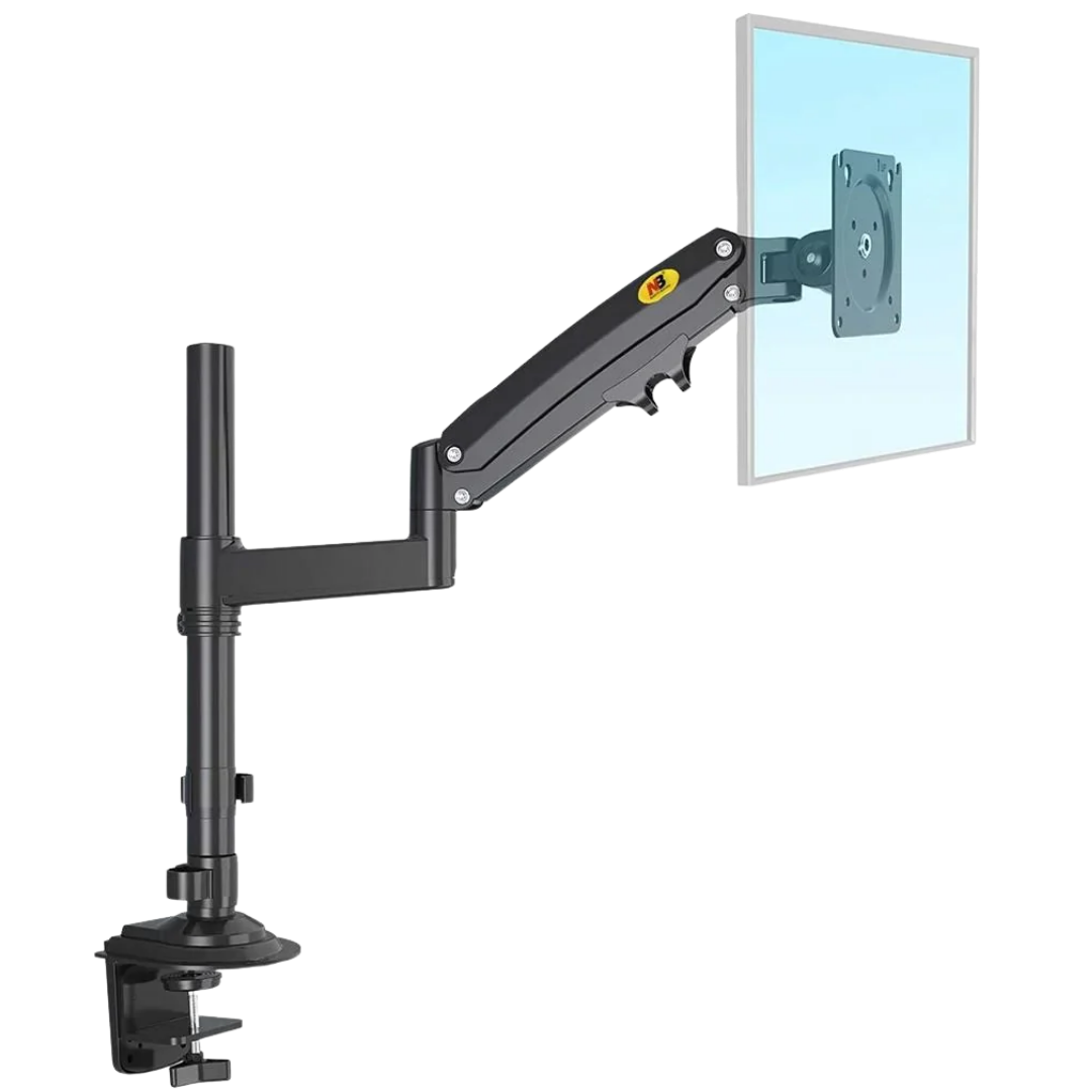 NB Gas Strut Monitor Desk Mount for Monitors 17-inch to 27-inch (H100)