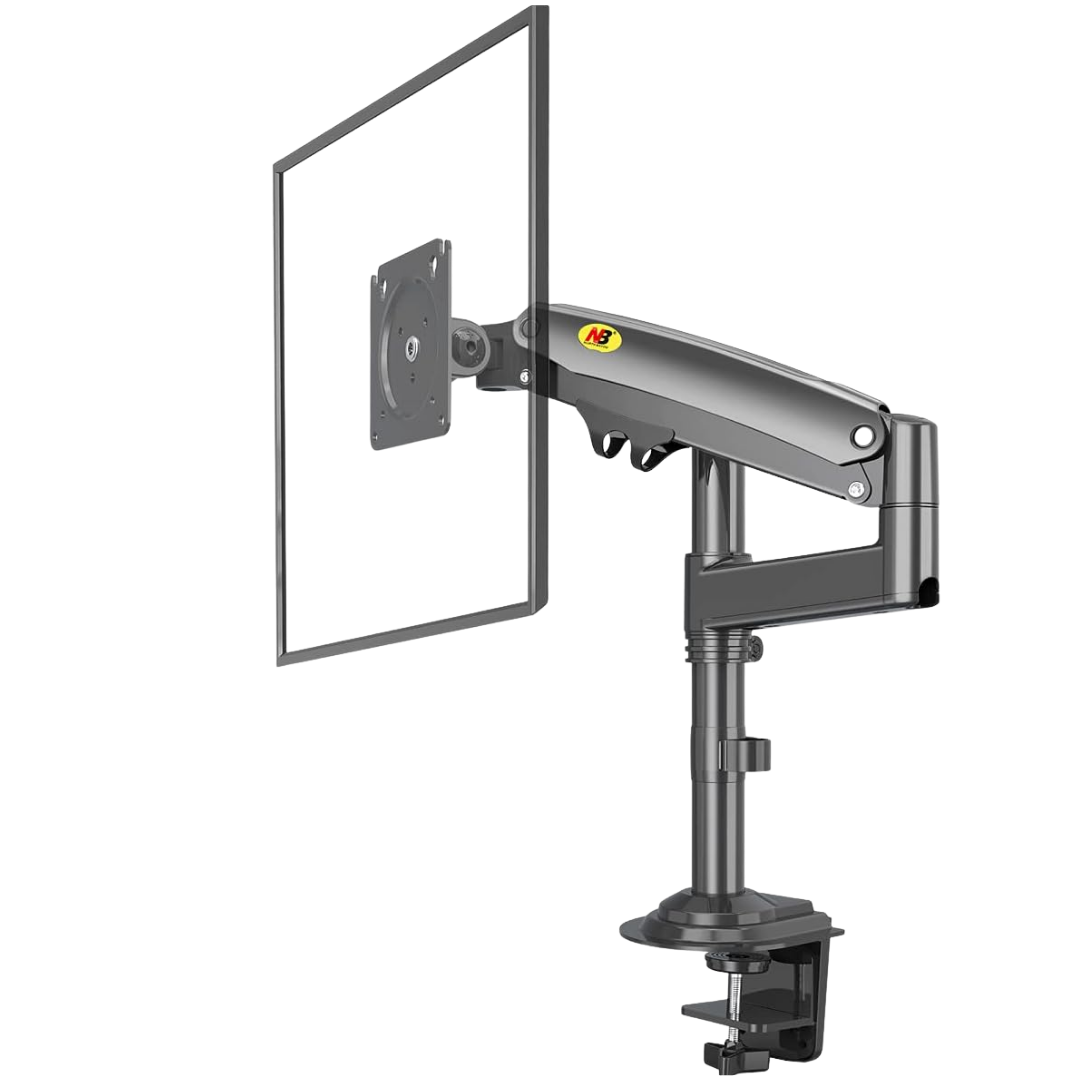 NB Gas Strut Monitor Desk Mount for Monitors 17-inch to 27-inch (H100)
