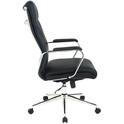 Office Star Pro-Line II Antimicrobial Dillon Black Executive Office Chair - Black