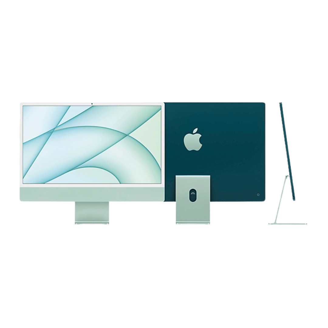 iMac 5K Retina 24 inch -Apple M1 8-core and 8-core GPU - 8GB RAM - 512GB SSD (2021) - Green