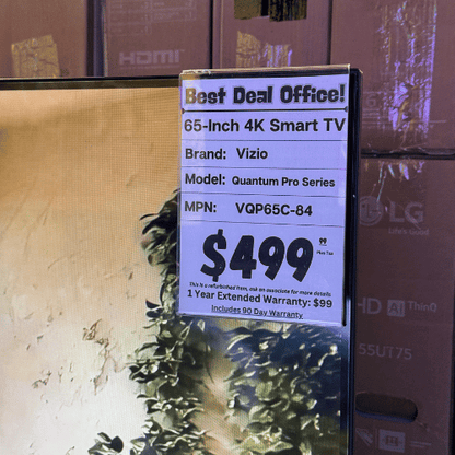 65 - Inch Vizio UHD 4K Quantum Pro QLED Smart TV 2160P (VQP65C - 84) - Best Deal Office, TV, & Apple StoreLas_Vegas