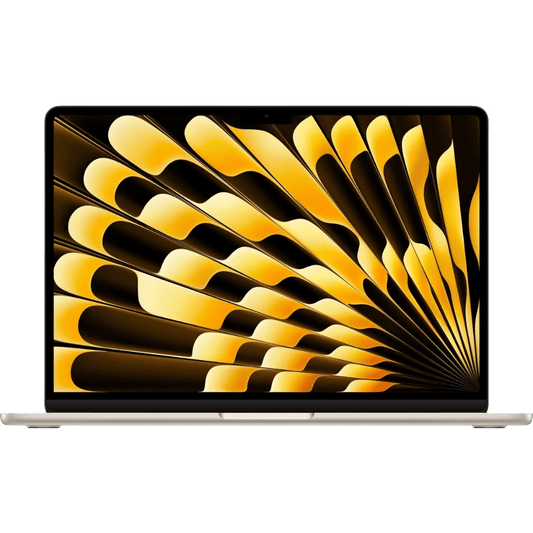 Apple MacBook Air Retina 13.6" with Touch ID - Apple M3 8 - core and 8 - core GPU - 16GB RAM - 256GB SSD - (2024) - Starlight - Best Deal Office, TV, & Apple StoreLas_Vegas