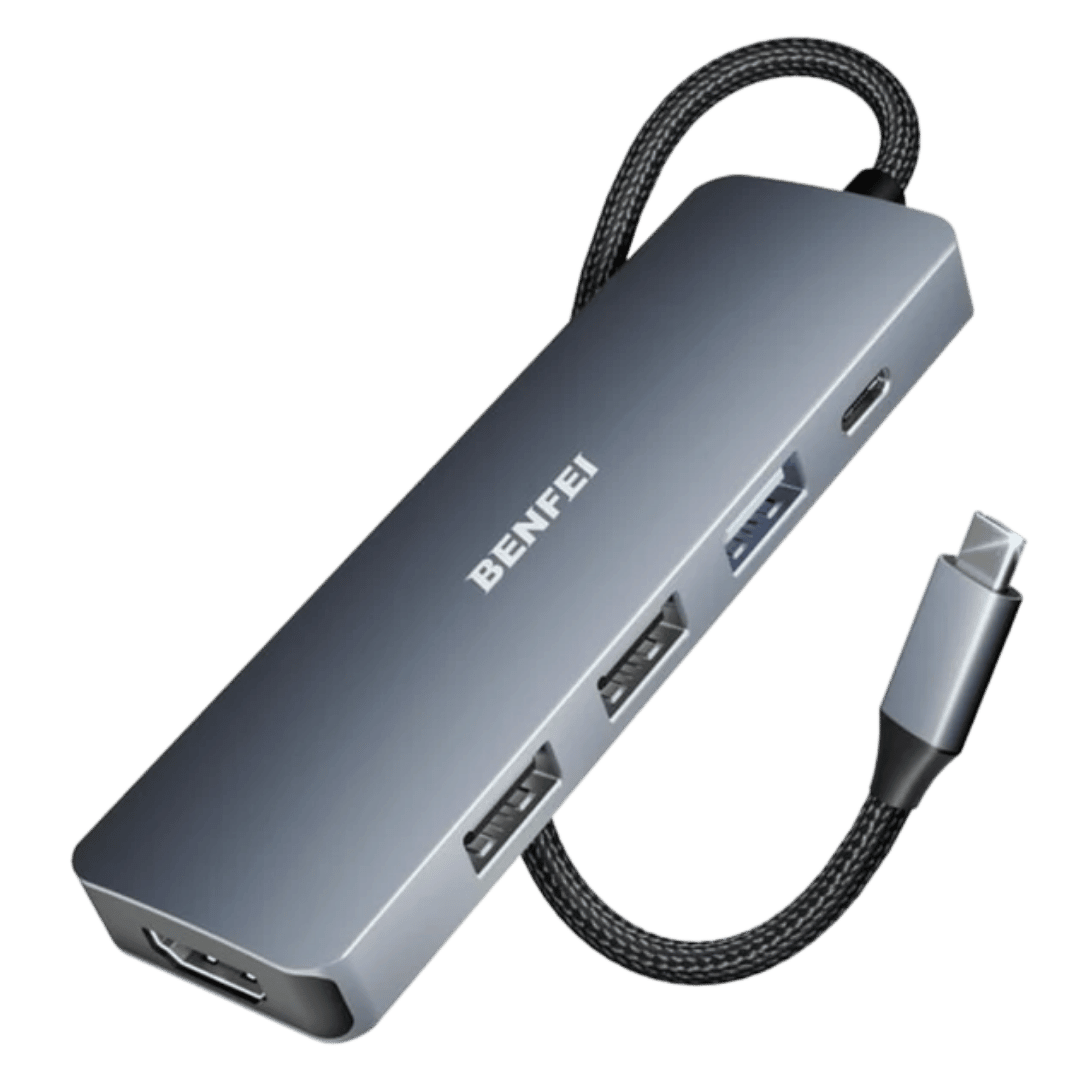 BENFEI USB C Hub 5 - in - 1(4K HDMI Port, 3 USB - A) For MacBook Air and MacBook Pro - Best Deal Office, TV, & Apple StoreLas_Vegas