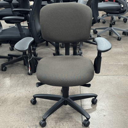 Haworth Improv Ergonomic Office Chair Adjustable Arms (Brown Plaid/ Black Frame) - Best Deal Office, TV, & Apple StoreLas_Vegas