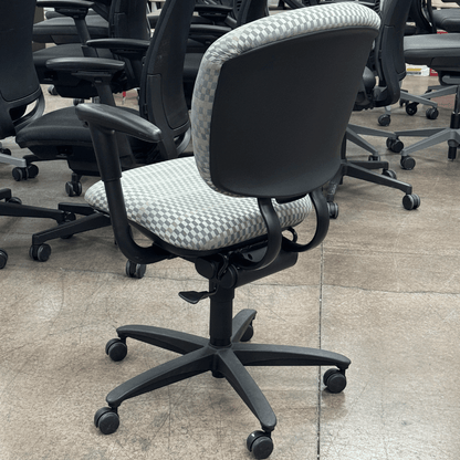 Haworth Improv Ergonomic Office Chair (Dark Gray Checkered Plaid/ Black Frame) - Best Deal Office, TV, & Apple StoreLas_Vegas