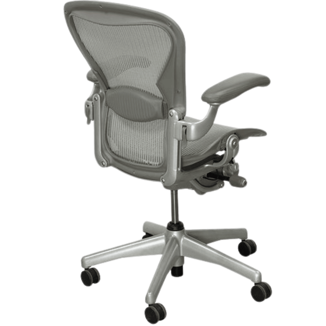 Herman Miller Aeron Office Chair Fully Adjustable (SIlver /Titanium Frame) - Size A - Best Deal Vegas, TV, & Apple StoreLas_Vegas