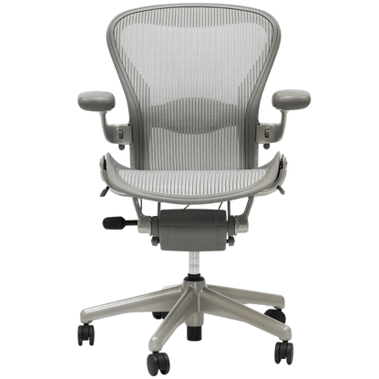 Herman Miller Aeron Office Chair Fully Adjustable (SIlver /Titanium Frame) - Size A - Best Deal Vegas, TV, & Apple StoreLas_Vegas