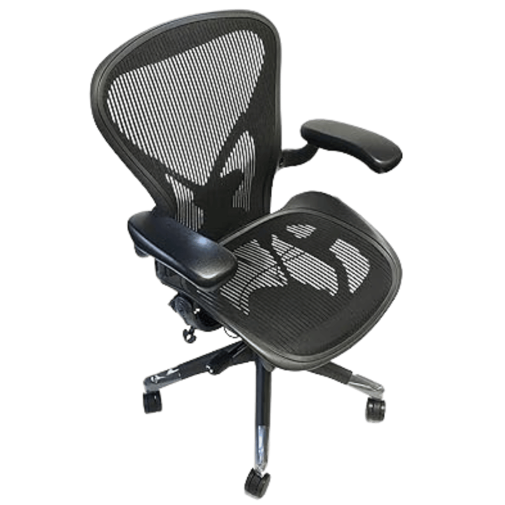 Herman Miller Aeron Office Chair Posture Fit (Fully Adjustable) Graphite/Black - Size A - Best Deal Vegas Las_Vegas