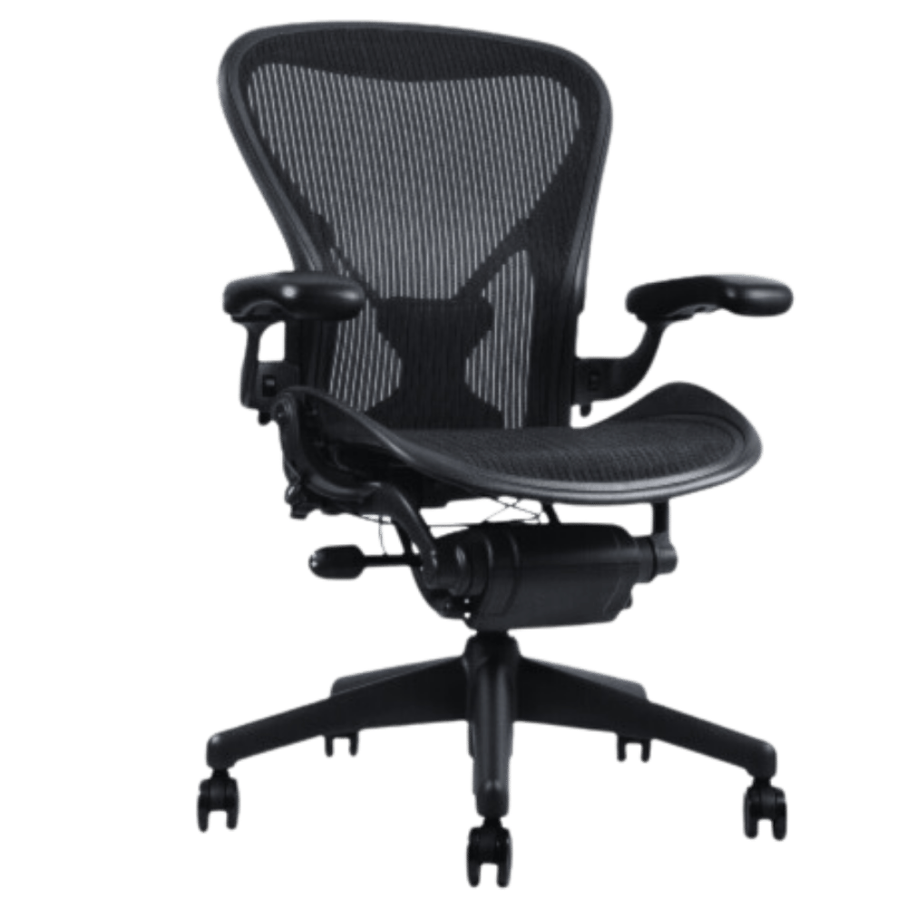 Herman Miller Aeron Office Chair Posture Fit (Fully Adjustable) Graphite/Black - Size A - Best Deal Vegas Las_Vegas