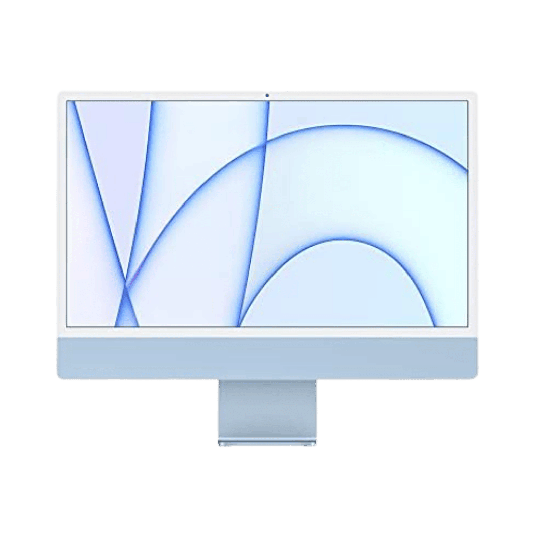 iMac 5K Retina 24 inch -Apple M1 8-core and 8-core GPU - 8GB RAM - 256GB SSD (2021) - Blue - Best Deal Office, TV, & Apple StoreLas_Vegas