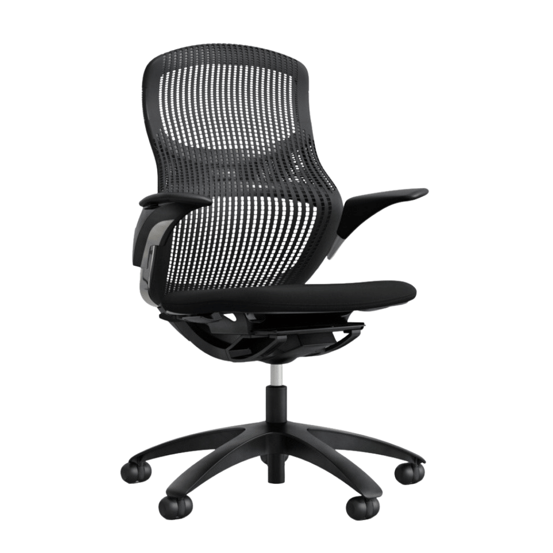 Knoll Generation Ergonomic Office Chair (Black/Black) - Best Deal Office Furniture & Apple StoreLas_Vegas