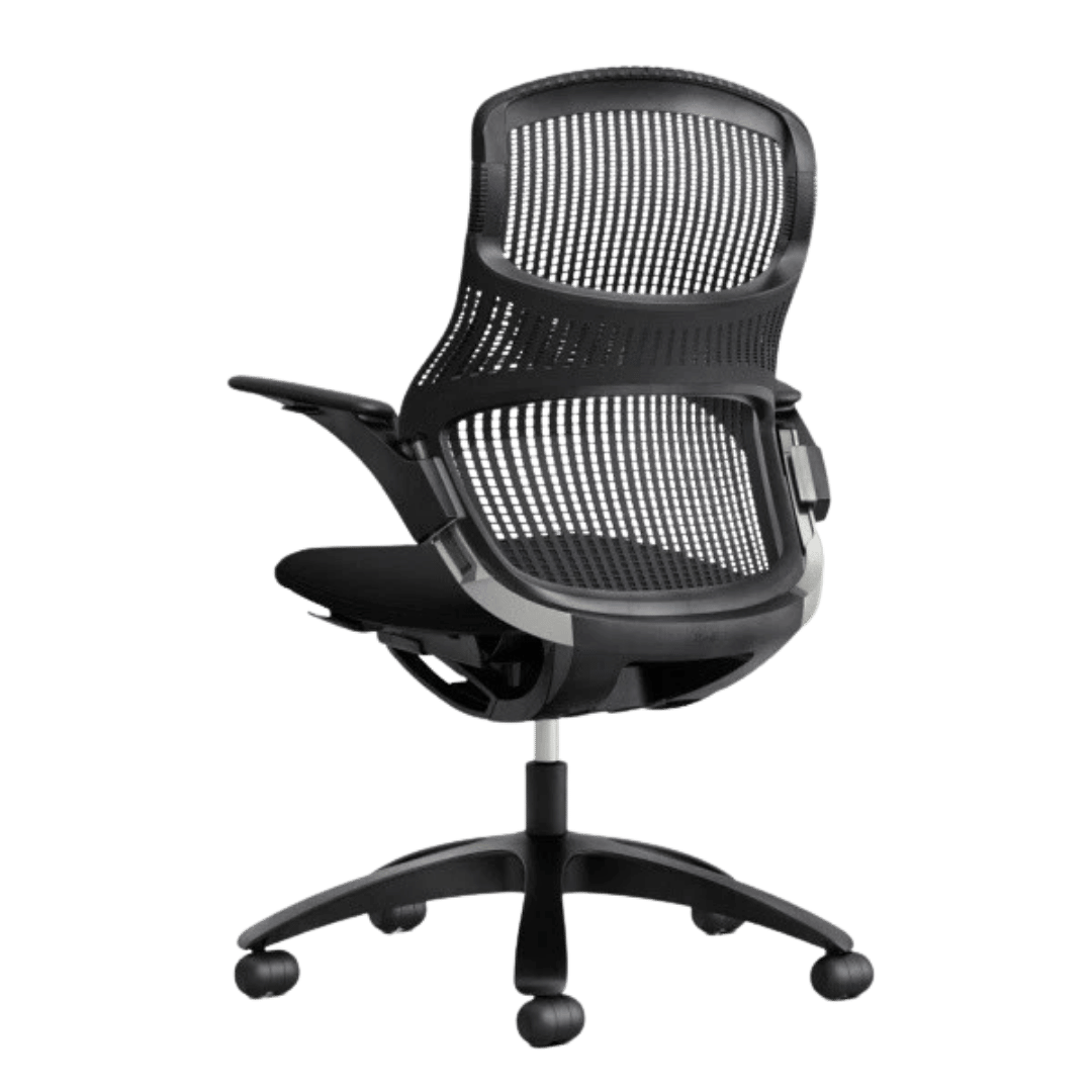 Knoll Generation Ergonomic Office Chair (Black/Black) - Best Deal Office Furniture & Apple StoreLas_Vegas