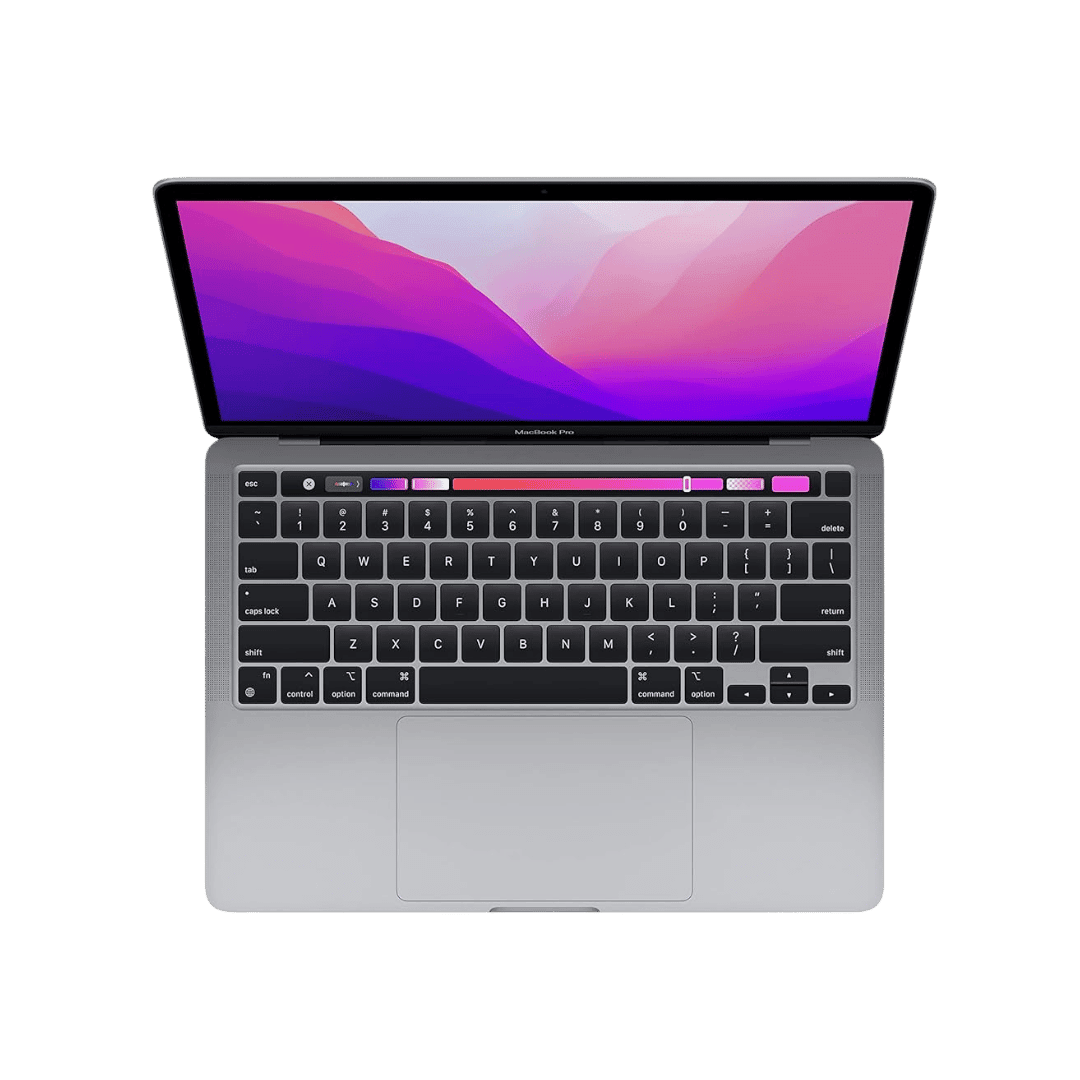 MacBook Pro Retina 13.3 - inch Laptop with Touch Bar - Apple M2 (8 - core and 10 - core GPU) 8GB RAM 256GB SSD 2022 - Space Gray - Best Deal Office, TV, & Apple StoreLas_Vegas