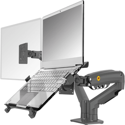 NB Dual Monitor Gas Strut Desktop Mount for 17" to 30" Displays (D5C/F160 - FP) - Best Deal Office, TV, & Apple StoreLas_Vegas