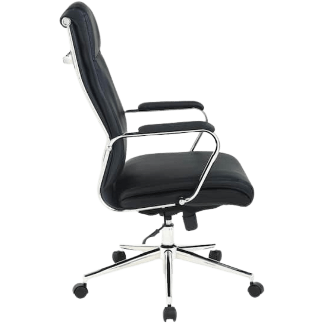 Office Star Pro-Line II Antimicrobial Dillon Black Executive Office Chair - Black - Best Deal Office, TV, & Apple StoreLas_Vegas