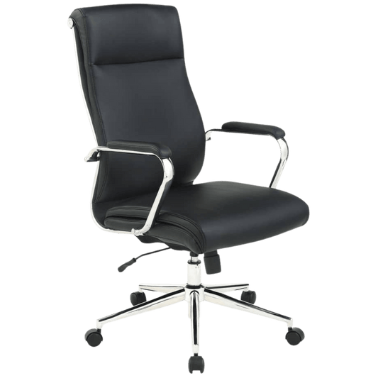 Office Star Pro-Line II Antimicrobial Dillon Black Executive Office Chair - Black - Best Deal Office, TV, & Apple StoreLas_Vegas