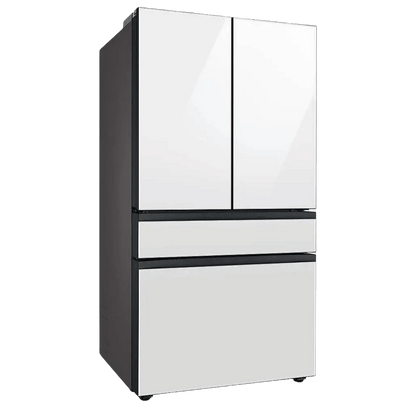 Samsung BESPOKE 29 cu. ft. 4 - Door French Door Smart Refrigerator with Beverage Center - White Glass (RF29BB860012) - Best Deal Office Furniture & Apple StoreLas_Vegas