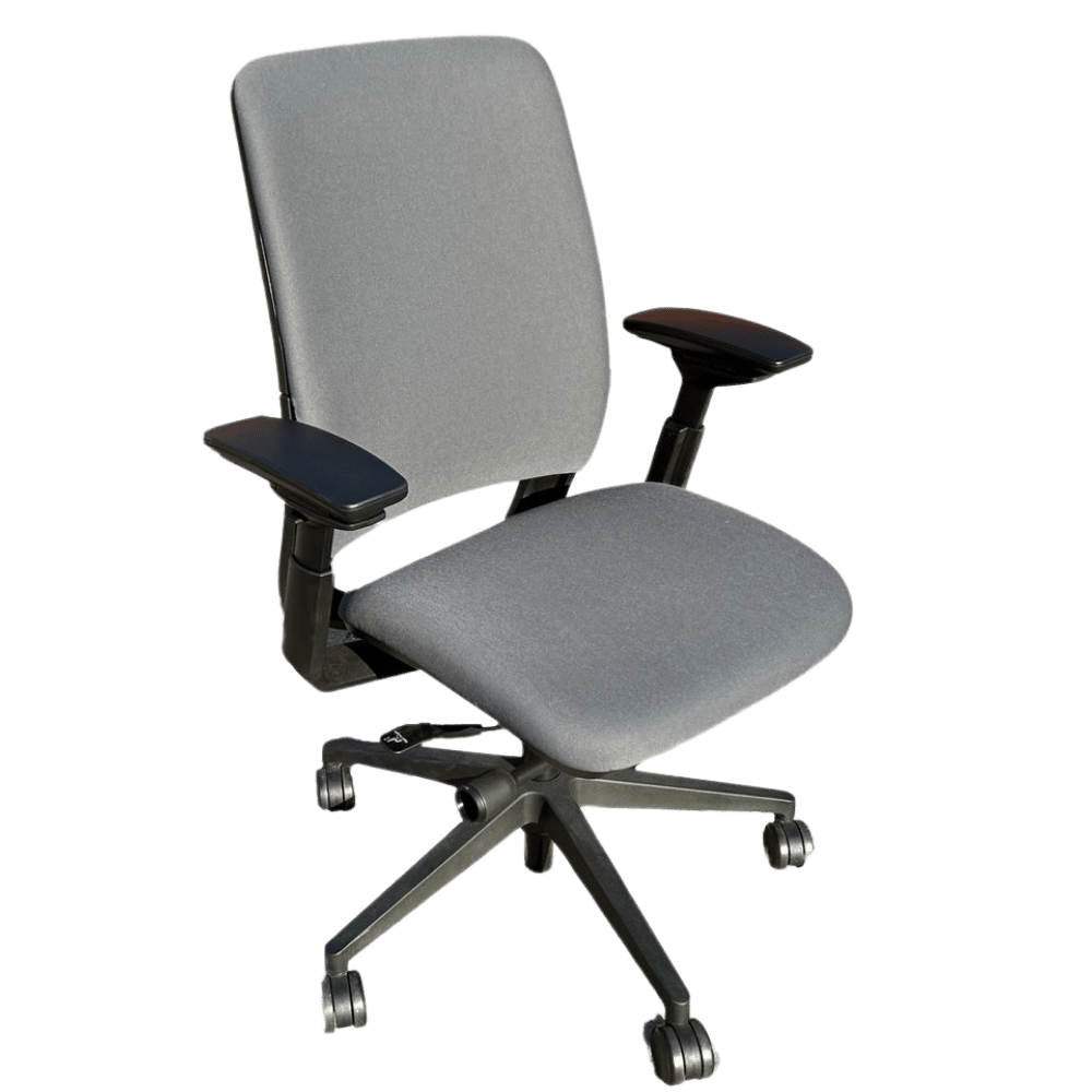 Steelcase Amia Ergonomic Office Chair (Gray Cloth/Black Frame) - Best Deal Vegas Las_Vegas