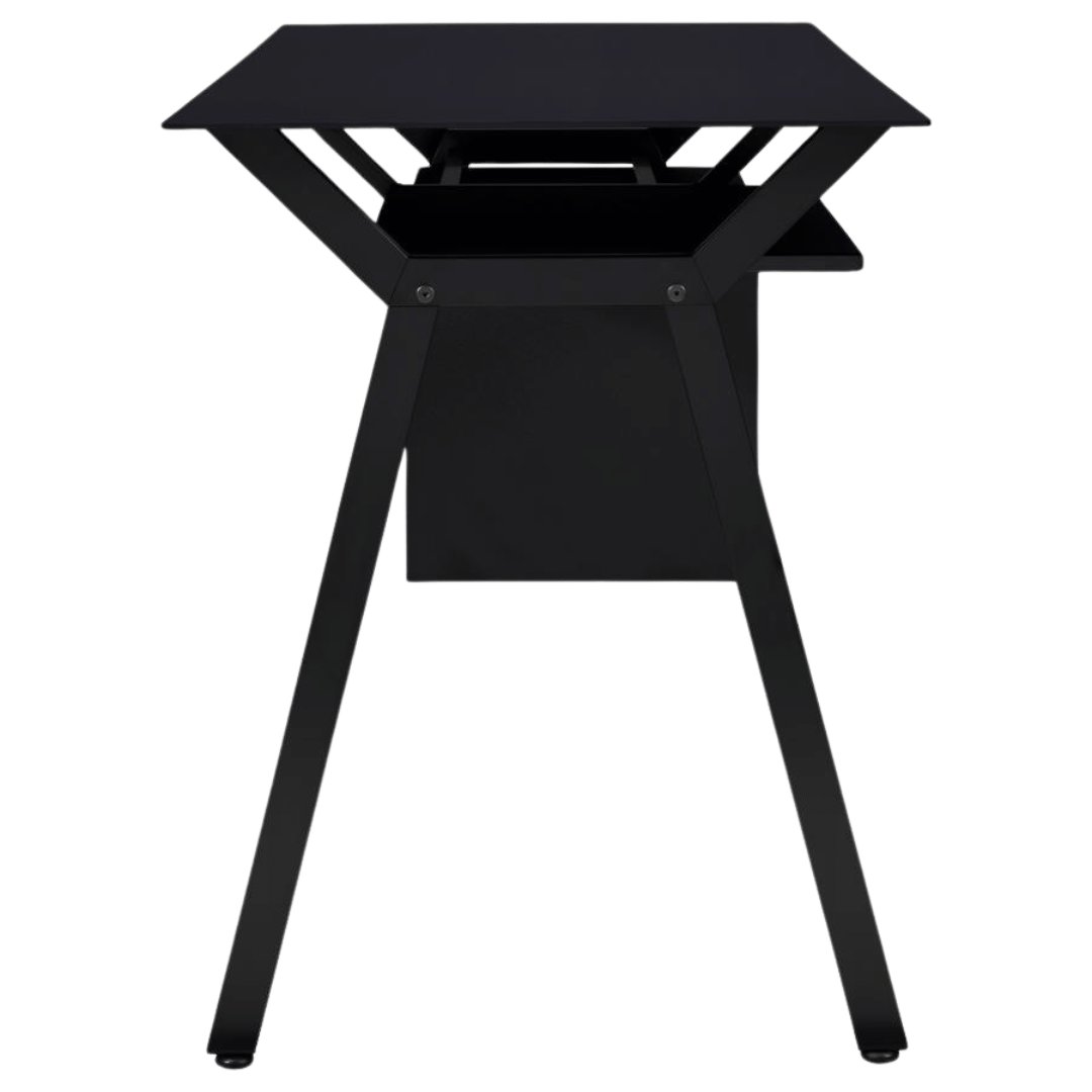 Weaving 55 - inch 2 - drawer Computer Desk Keyboard Tray Black - Best Deal Office Las_Vegas