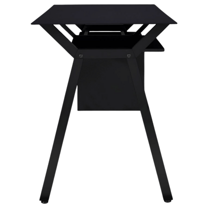 Weaving 55 - inch 2 - drawer Computer Desk Keyboard Tray Black - Best Deal Office Las_Vegas